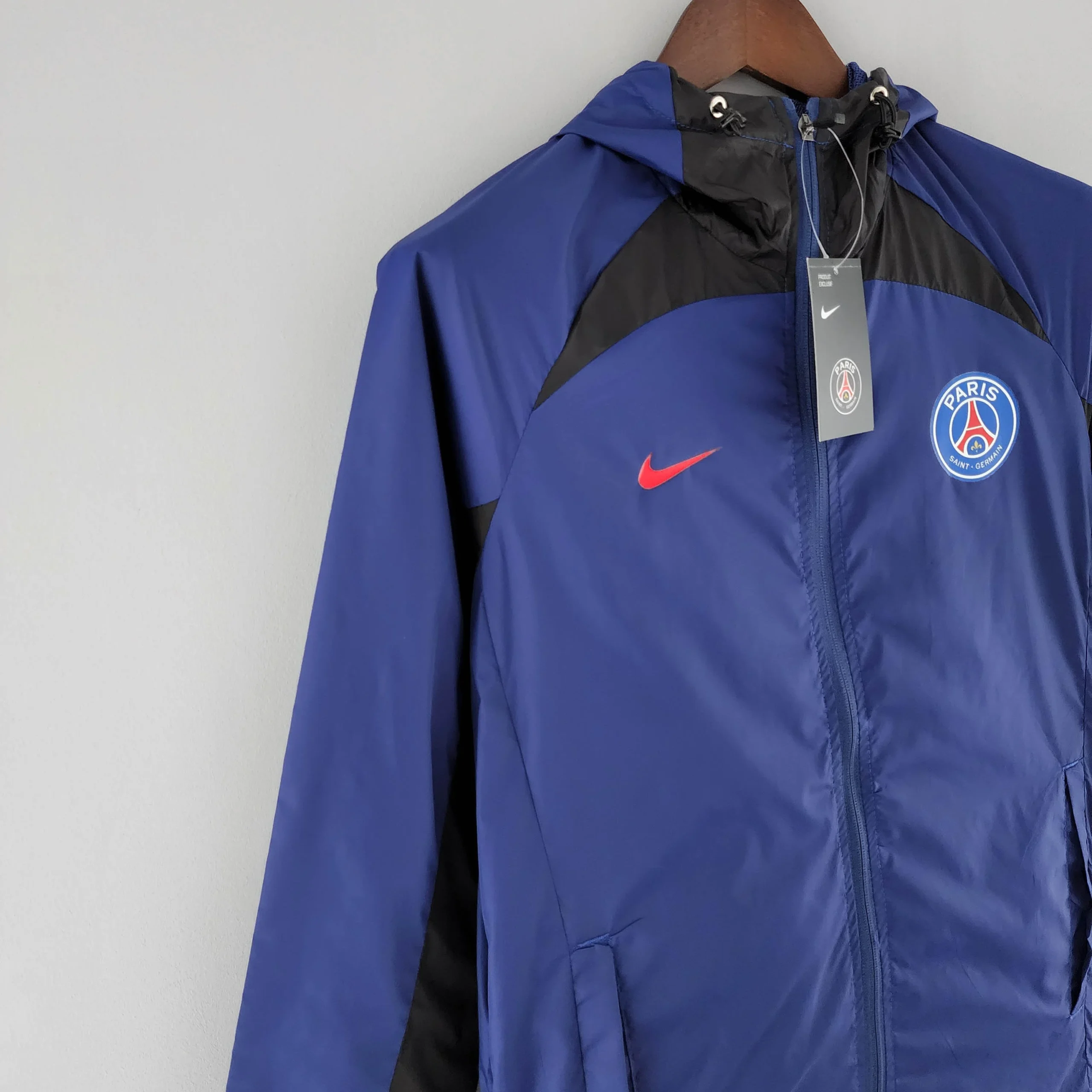 2022 PSG Windbreaker Blue and Black - 图片 6