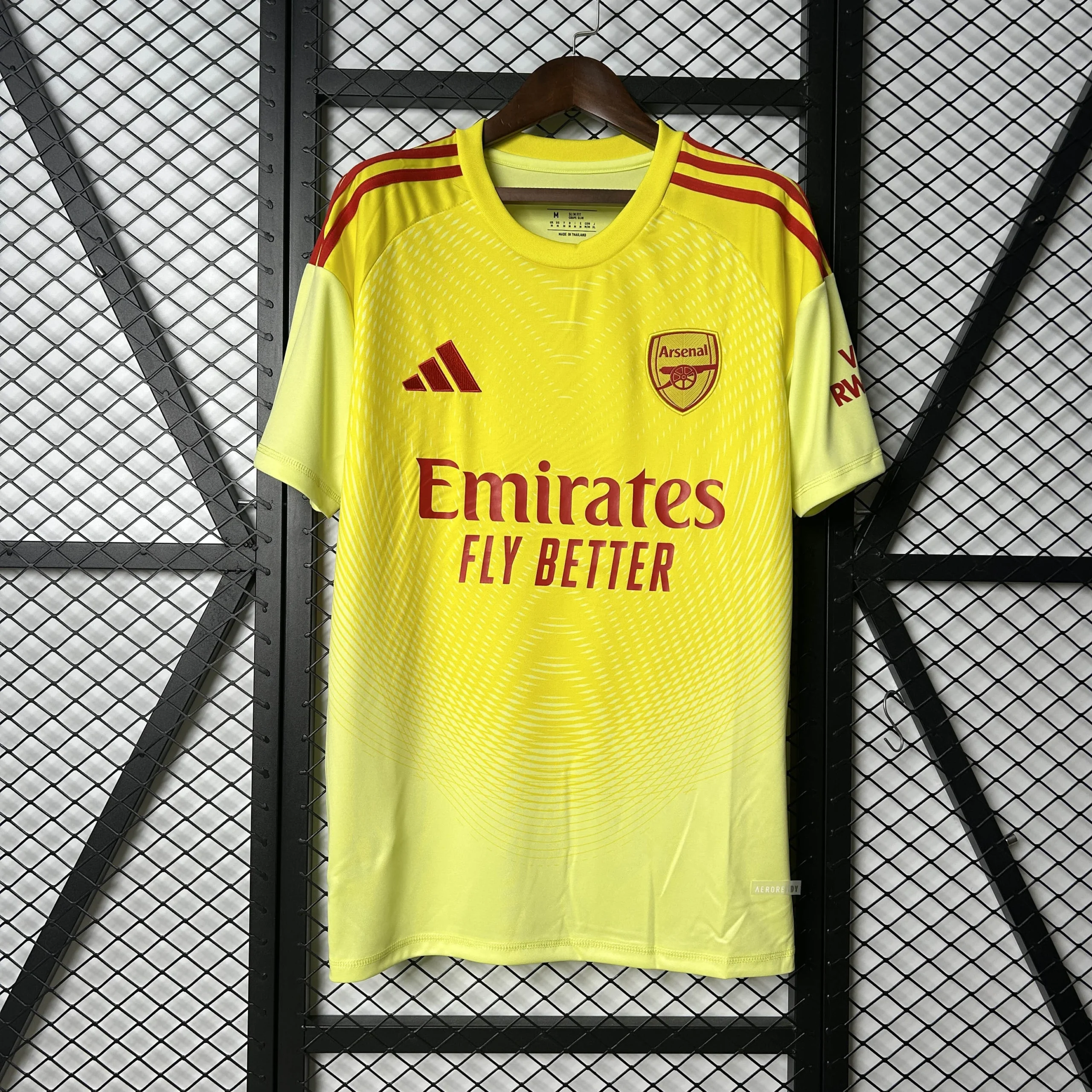 2025/2026 Arsenal Goalkeeper Yellow Football Shirt