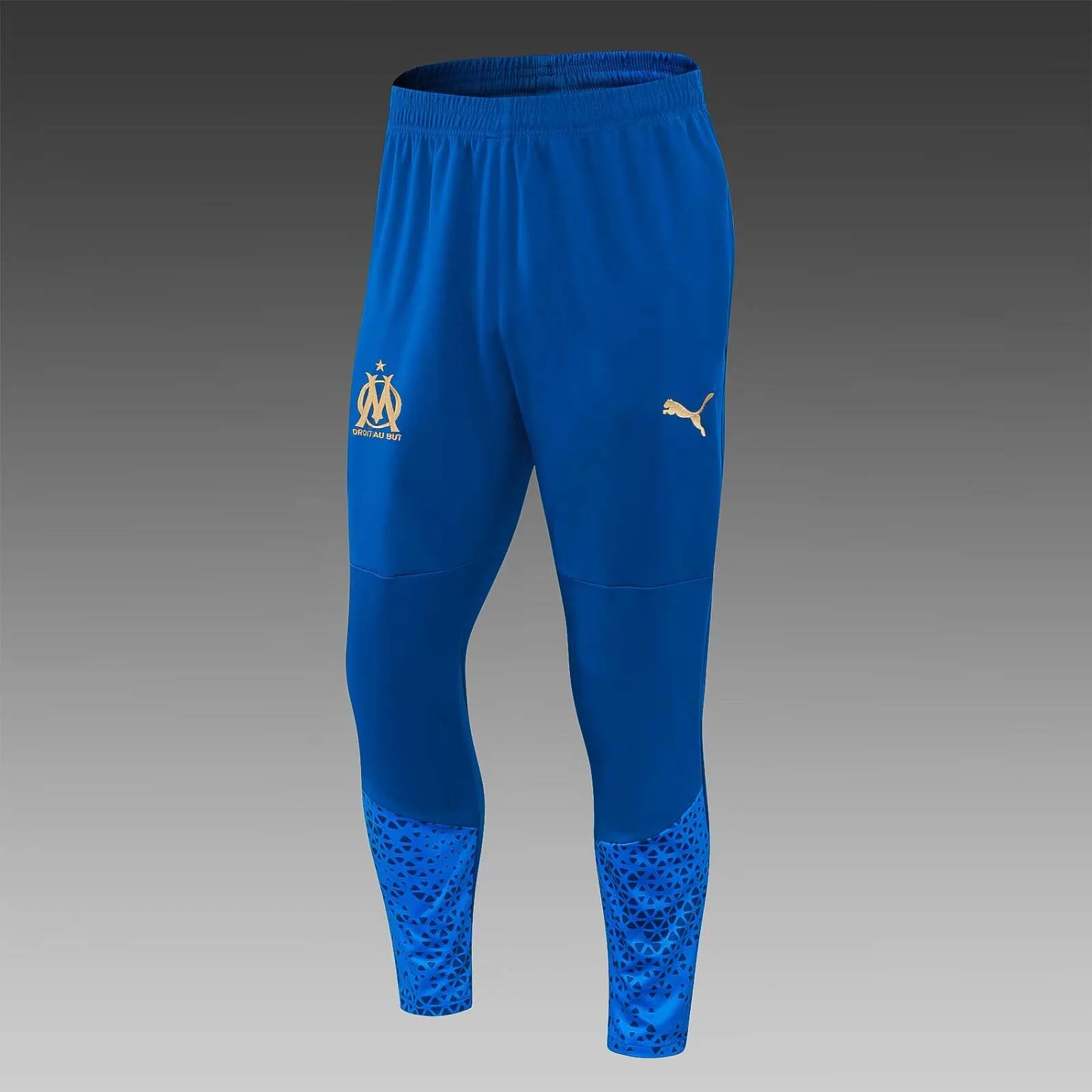 2023/2024 Olympique de Marseille Half-Pull Training Suit Light blue Football Jersey Set - 图片 5