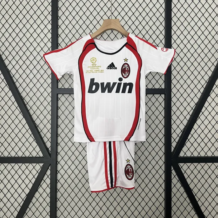 2006/2007 Retro AC Milan Away Soccer Jersey Kids Size