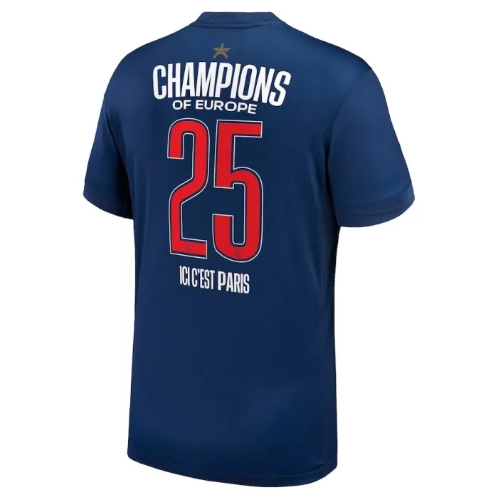 2024/2025 Paris Home (2025 European Champions) Jersey - 图片 4
