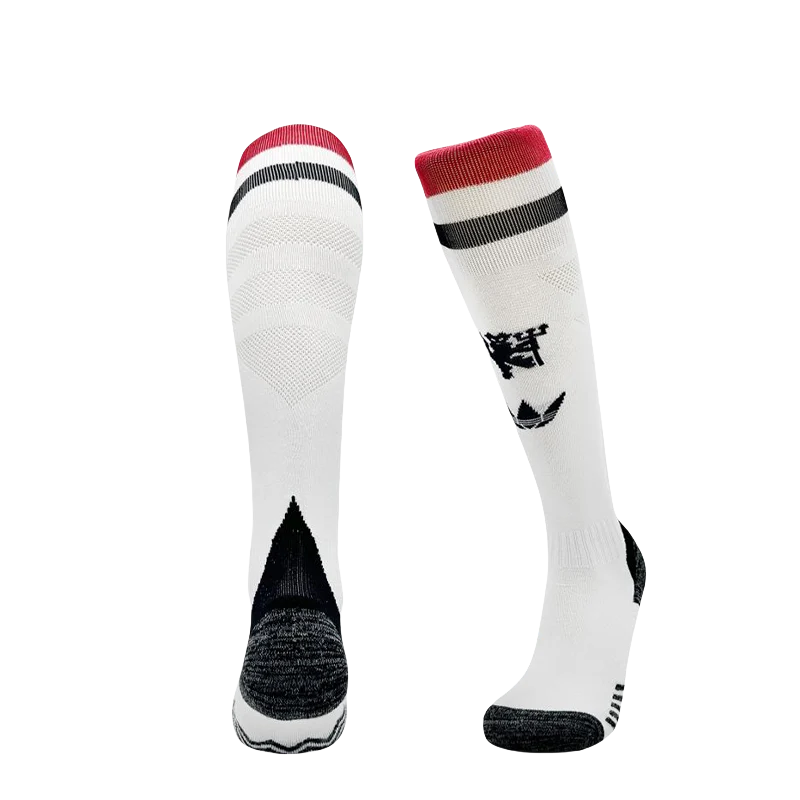 2024/2025 Manchester United's second away game with white football socks