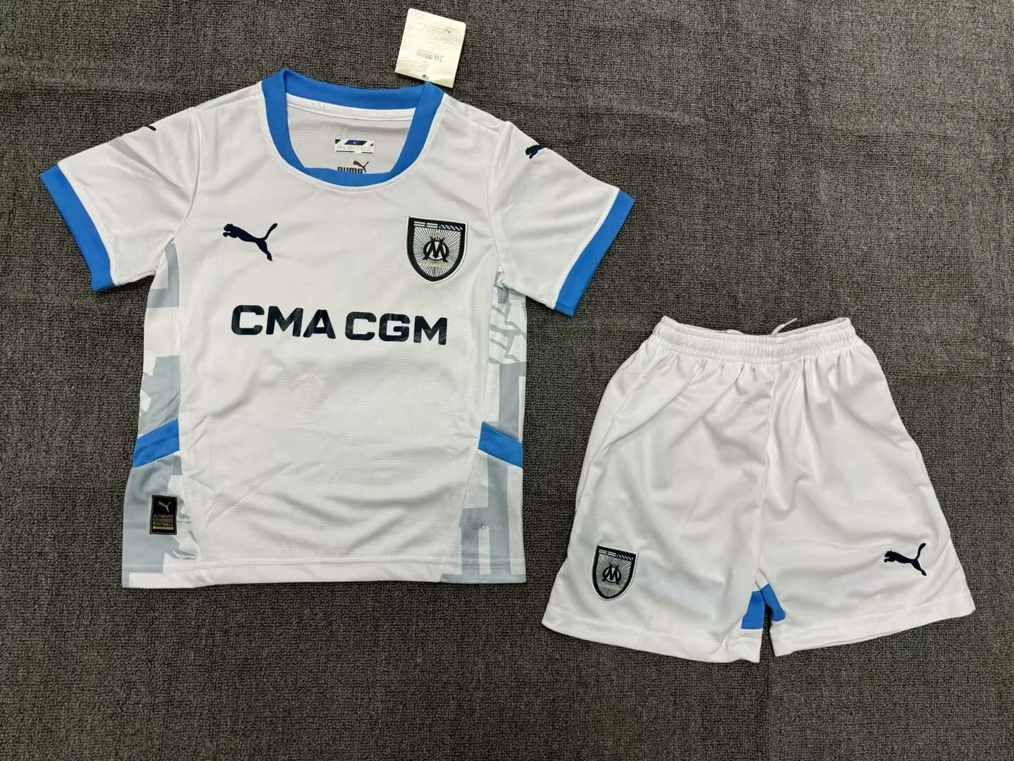 2024/2025 Olympique de Marseille Home Football Shirt Kids Size