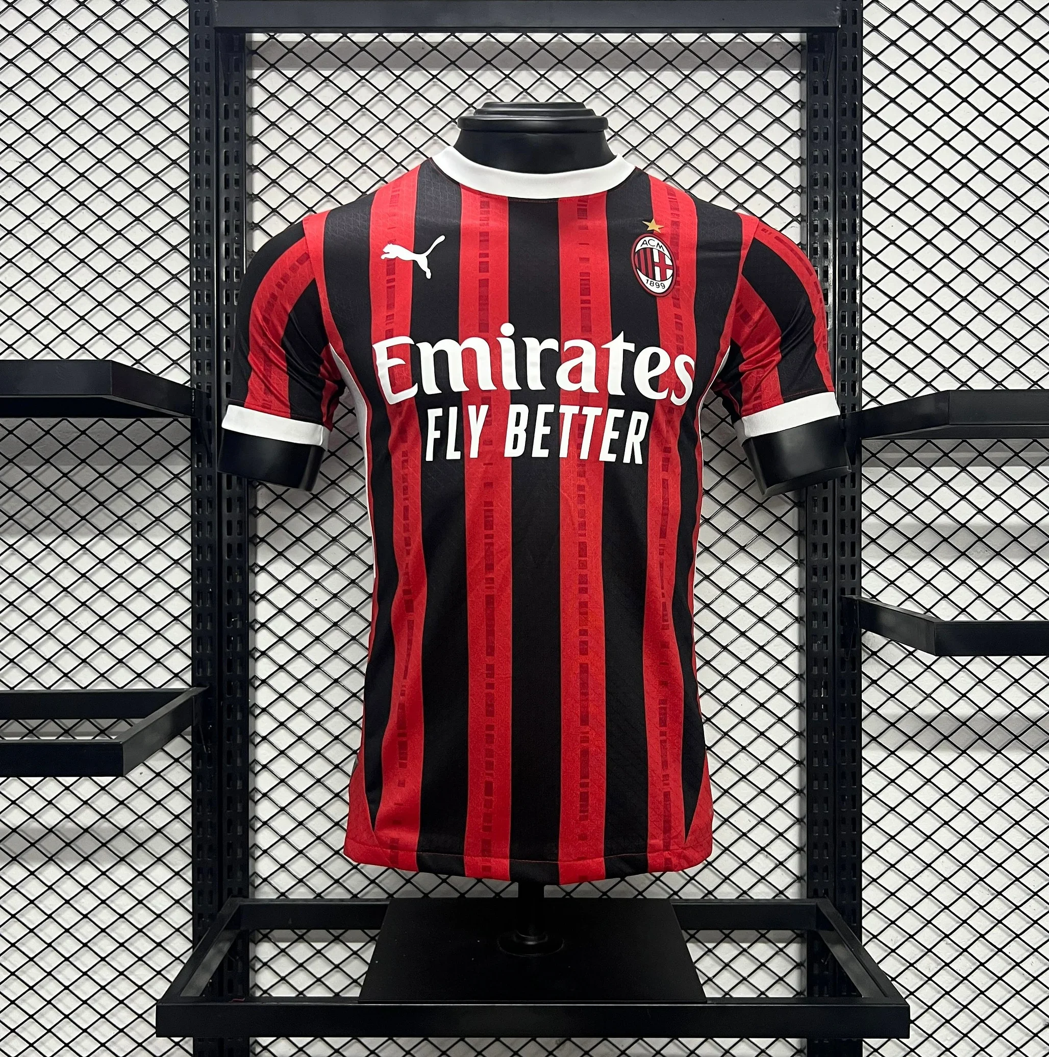 2024/2025 Player Version AC Milan Home Football Jersey
