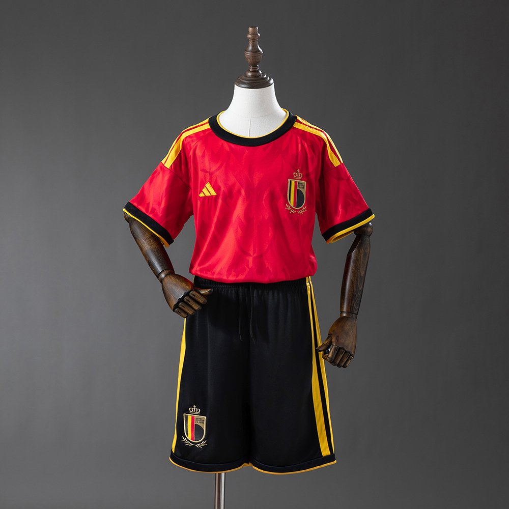 2026 Belgium National Team Home Football Shirt Kids Size