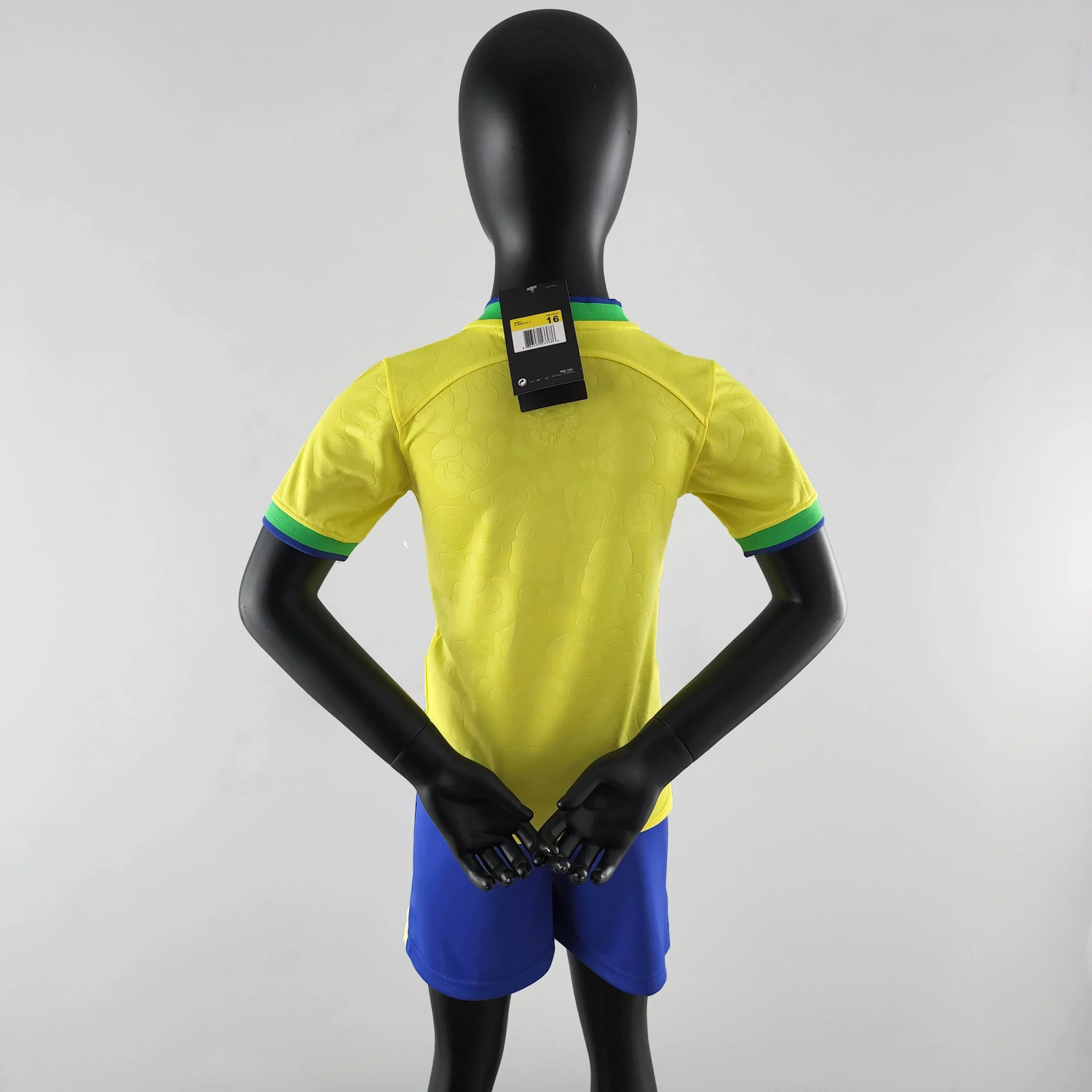 2022 World Cup Brazil Home Soccer Jersey Kids Size - 图片 2