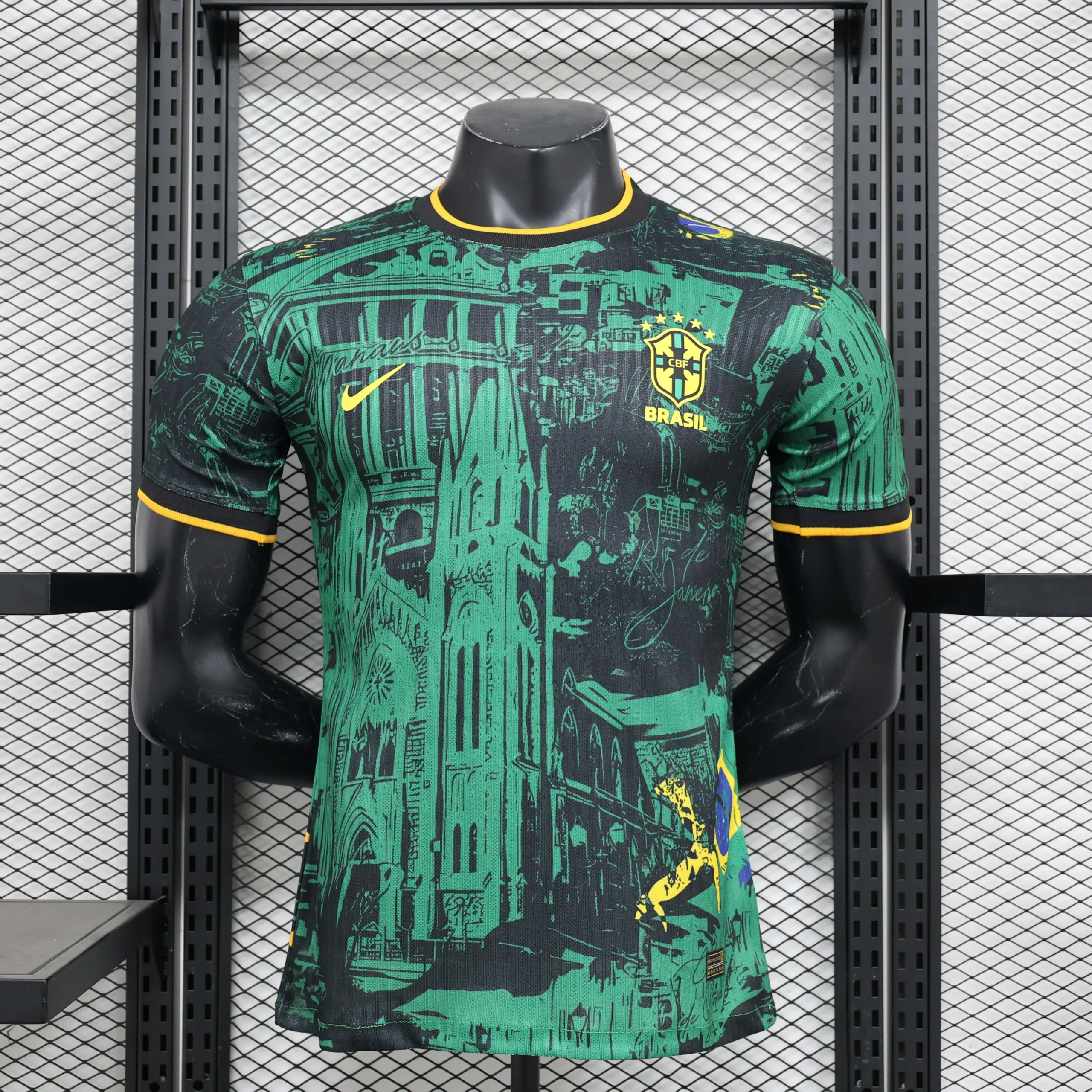 2024 Player Version Brazil Special Edition Green Football Shirt