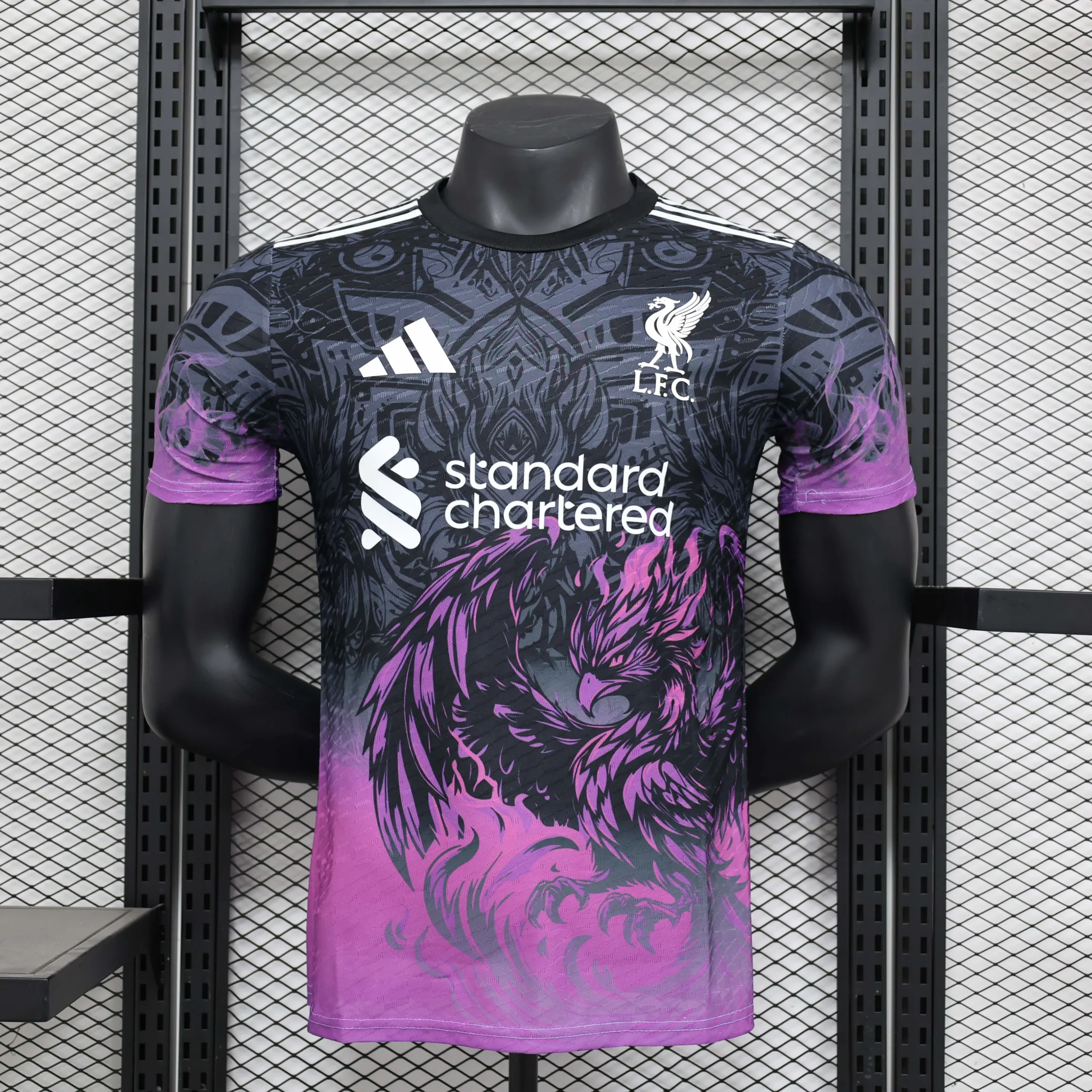 2024/2025 Player Version Liverpool Special Edition Black and Purple Football Shirt