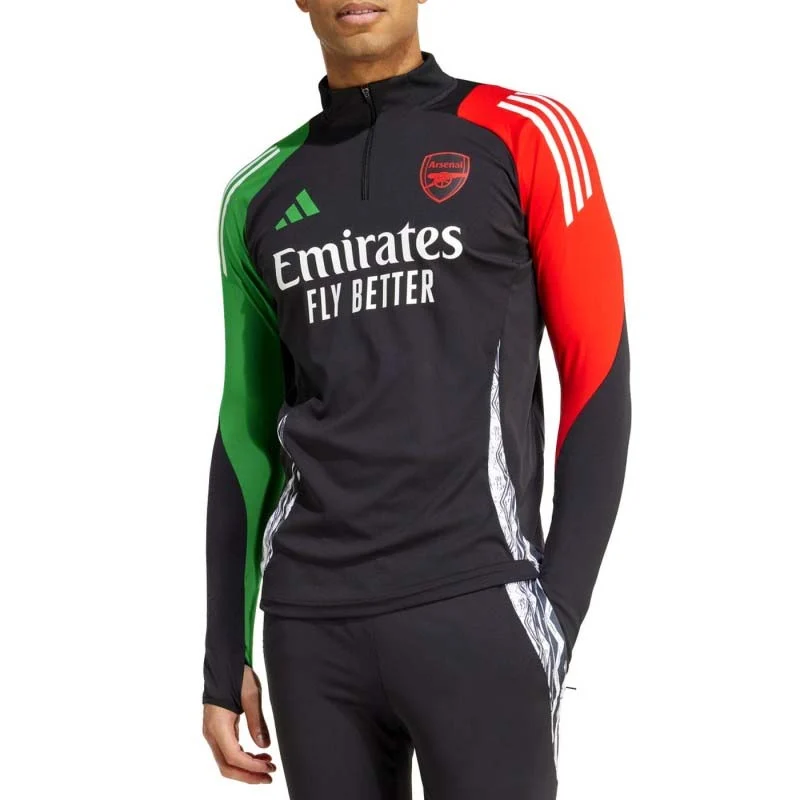 2024/2025 Arsenal Half-Pull Training Suit Black Football Shirt  Set