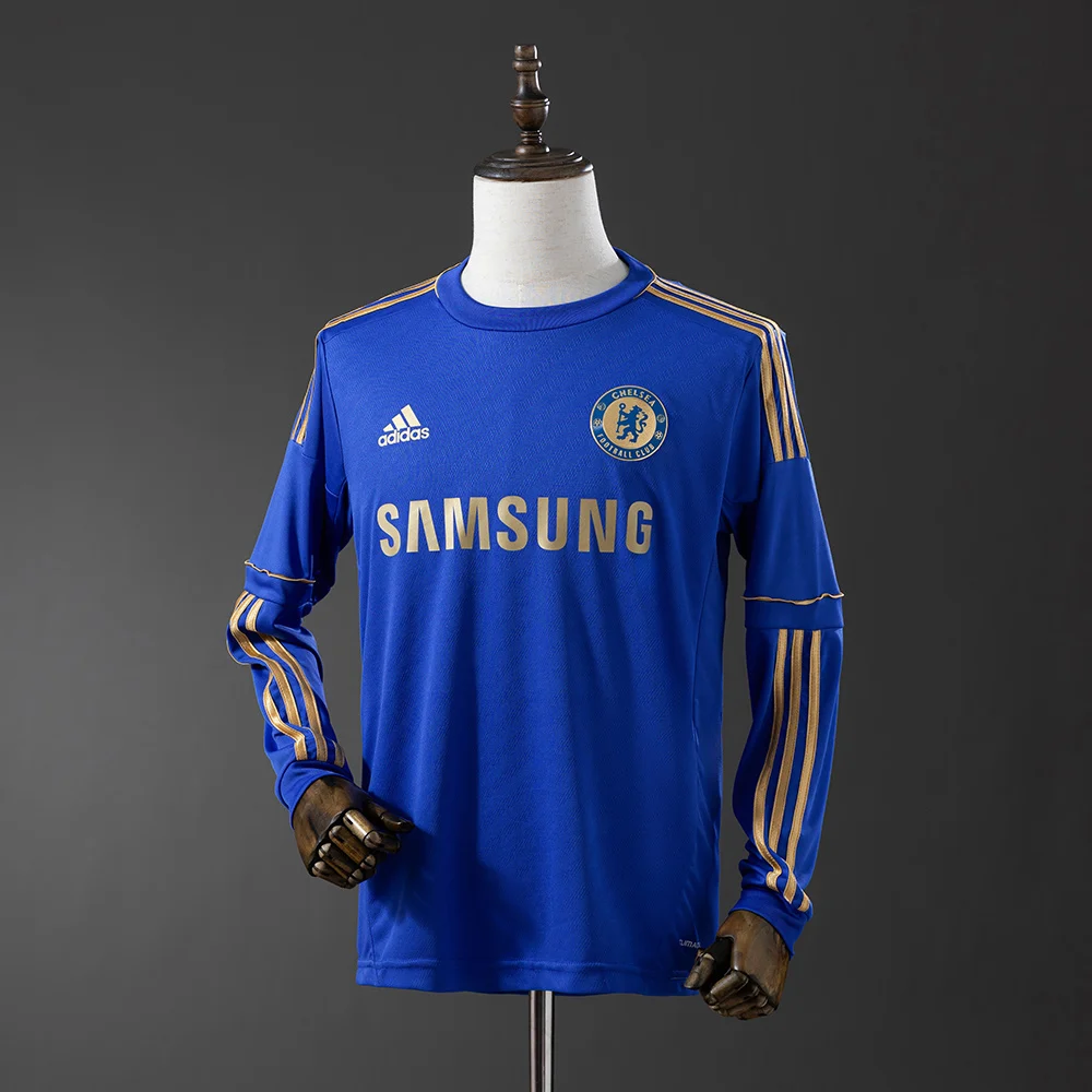 2012/2013 Retro Long Sleeve Chelsea Home Football Shirt