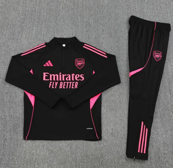 2025/2026 Arsenal Half-Pull Training Suit Football Shirt  Set