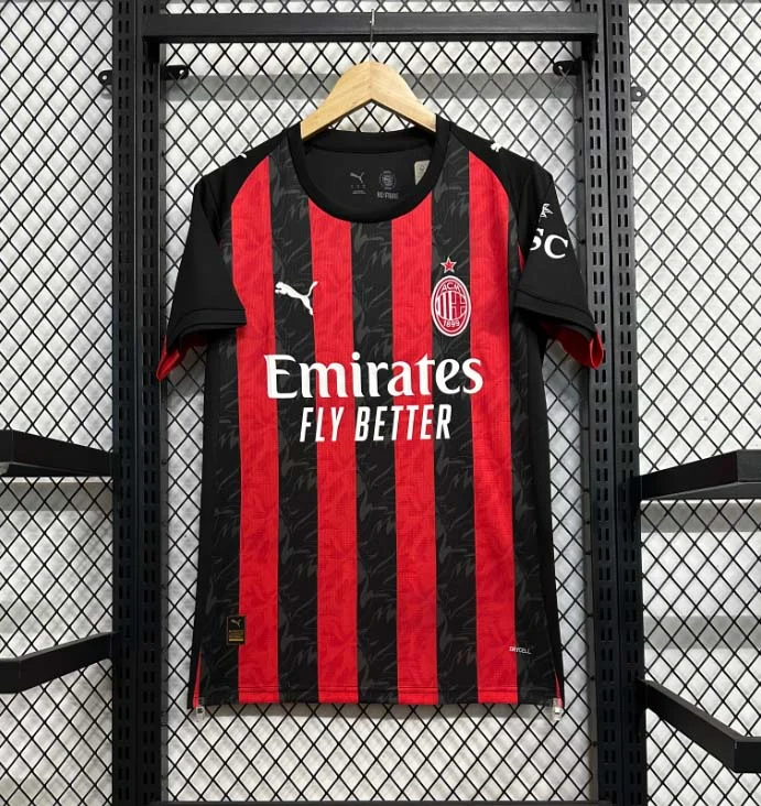 2025/2026 AC Milan Home Soccer Jersey