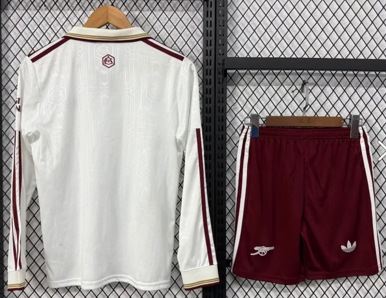2025/2026 Long Sleeves Arsenal Third Away Football Shirt Kids Size - 图片 2