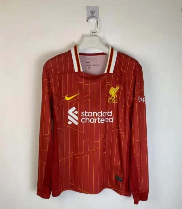 2024/2025 Long Sleeve Liverpool Home Football Shirt