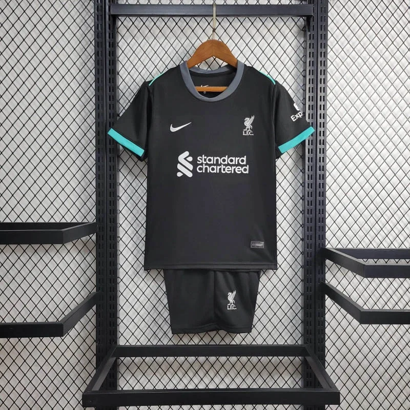 2024/2025 Liverpool Away Soccer Jersey Kids Size