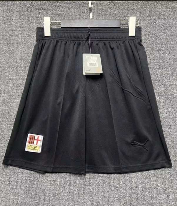 2024/2025 AC Milan 125th Anniversary Shorts Black Football Shirt
