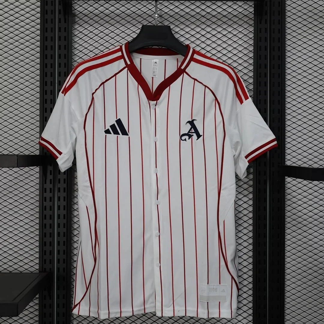 2025/2026 Arsenal Buttons Special Edition White Football Shirt