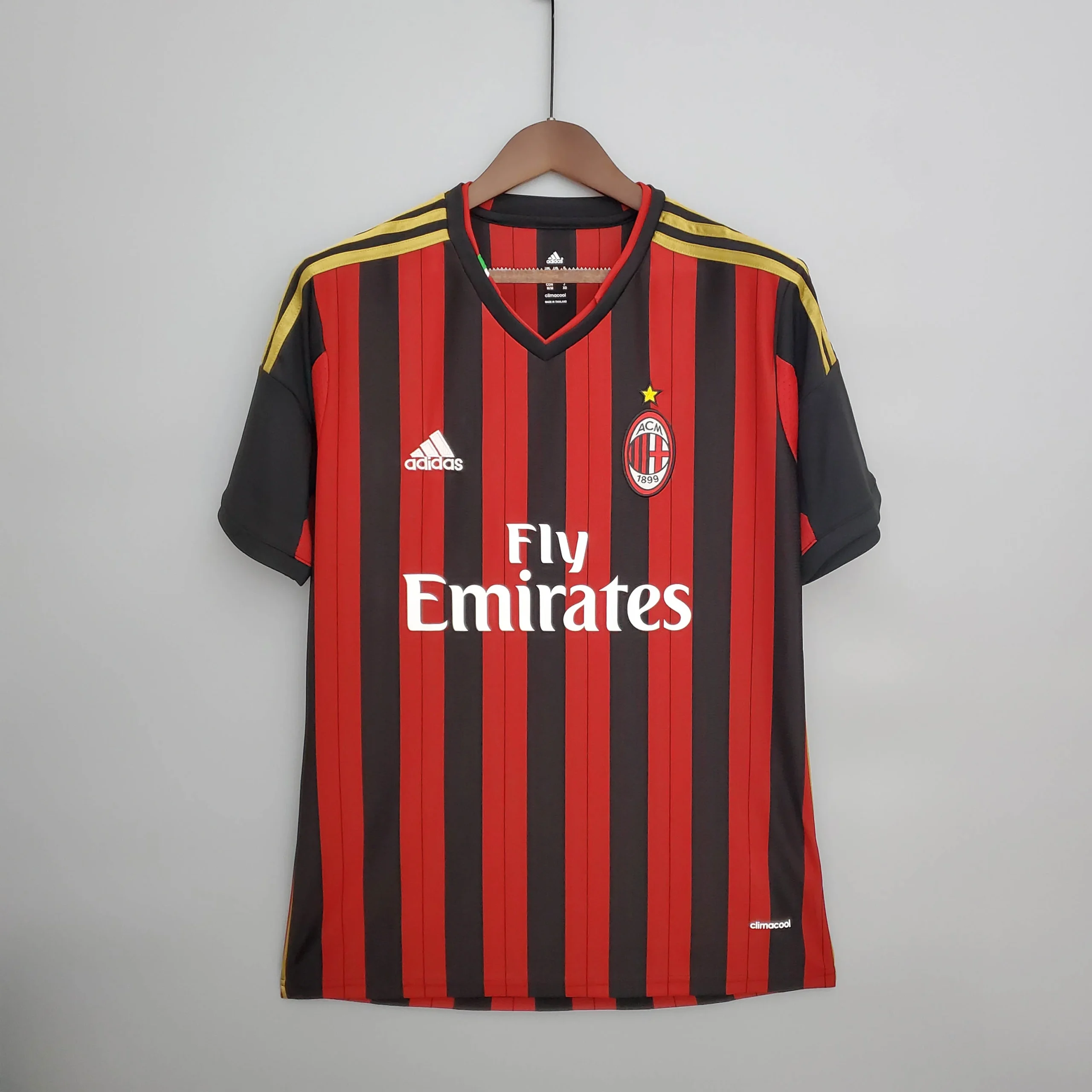 2013/2014 Retro AC Milan Home Football Shirt