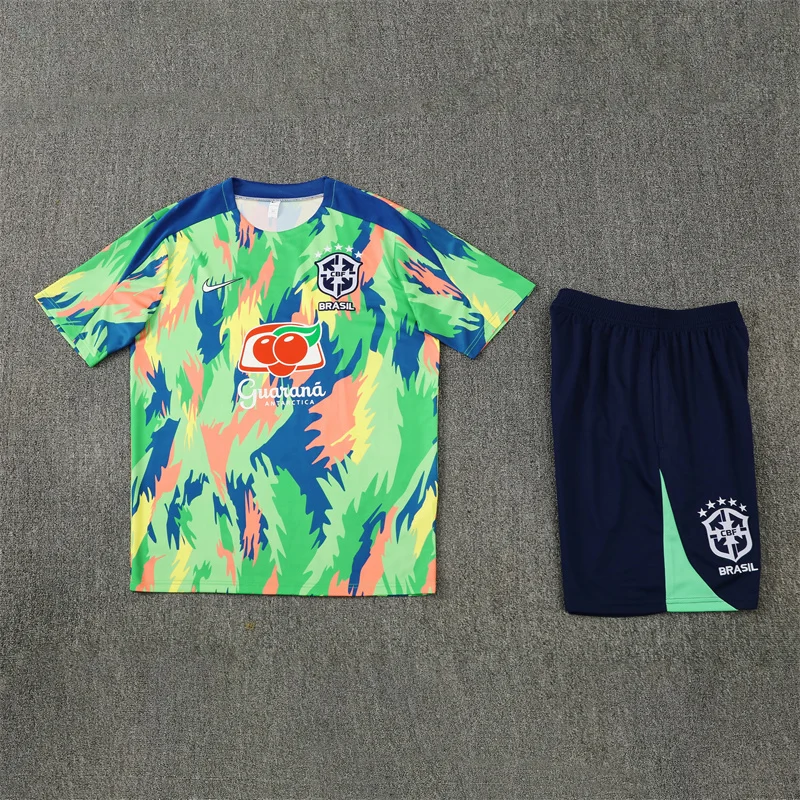 2026 Brazil training Colorful football jersey suit - 图片 2