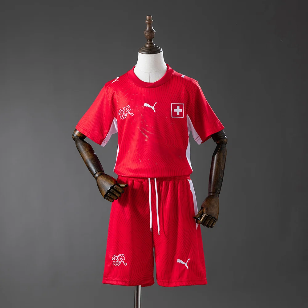 2026 Switzerland Home Football Shirt Kids Size