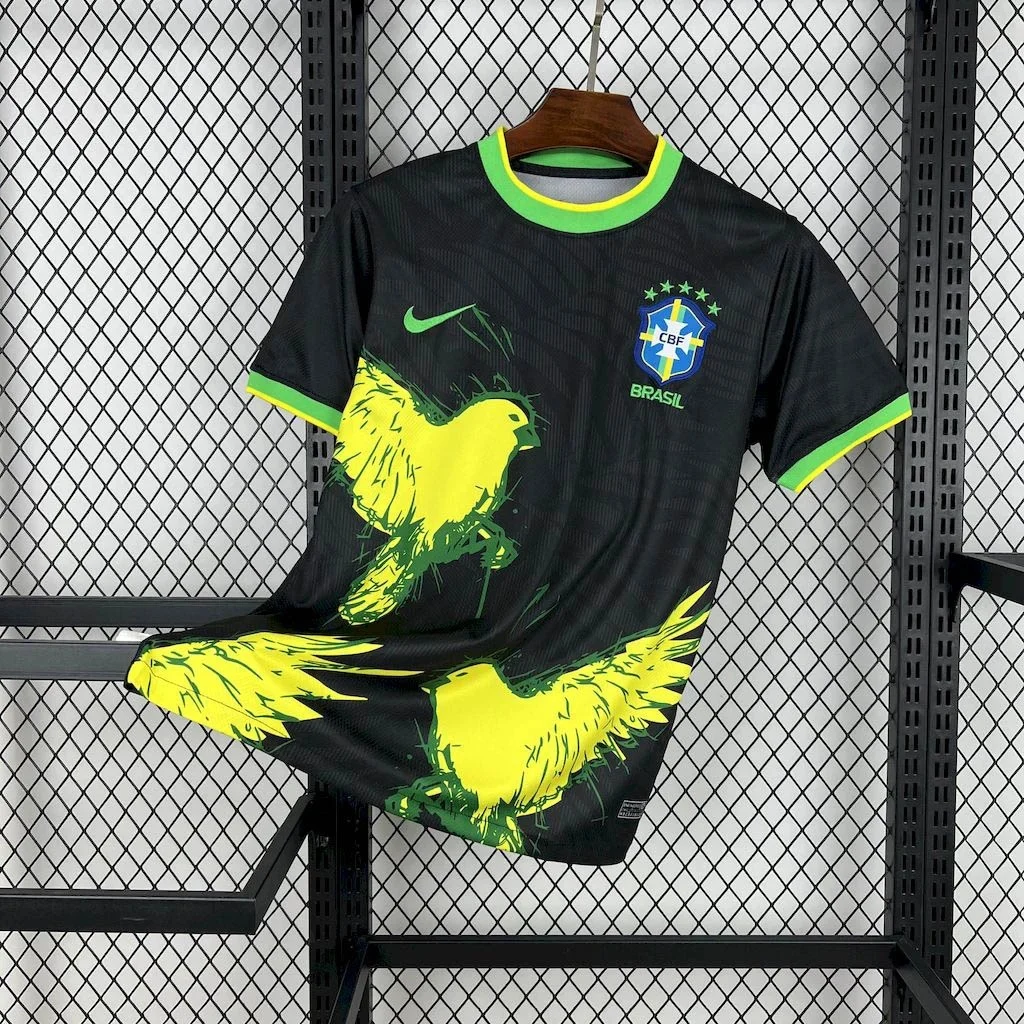 2025 Brazil Special Edition black Football Shirt