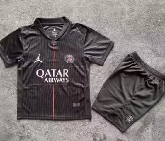 2024/2025 Psg Paris Saint-Germain Fourth Away Jordan Football Shirt Kids Size