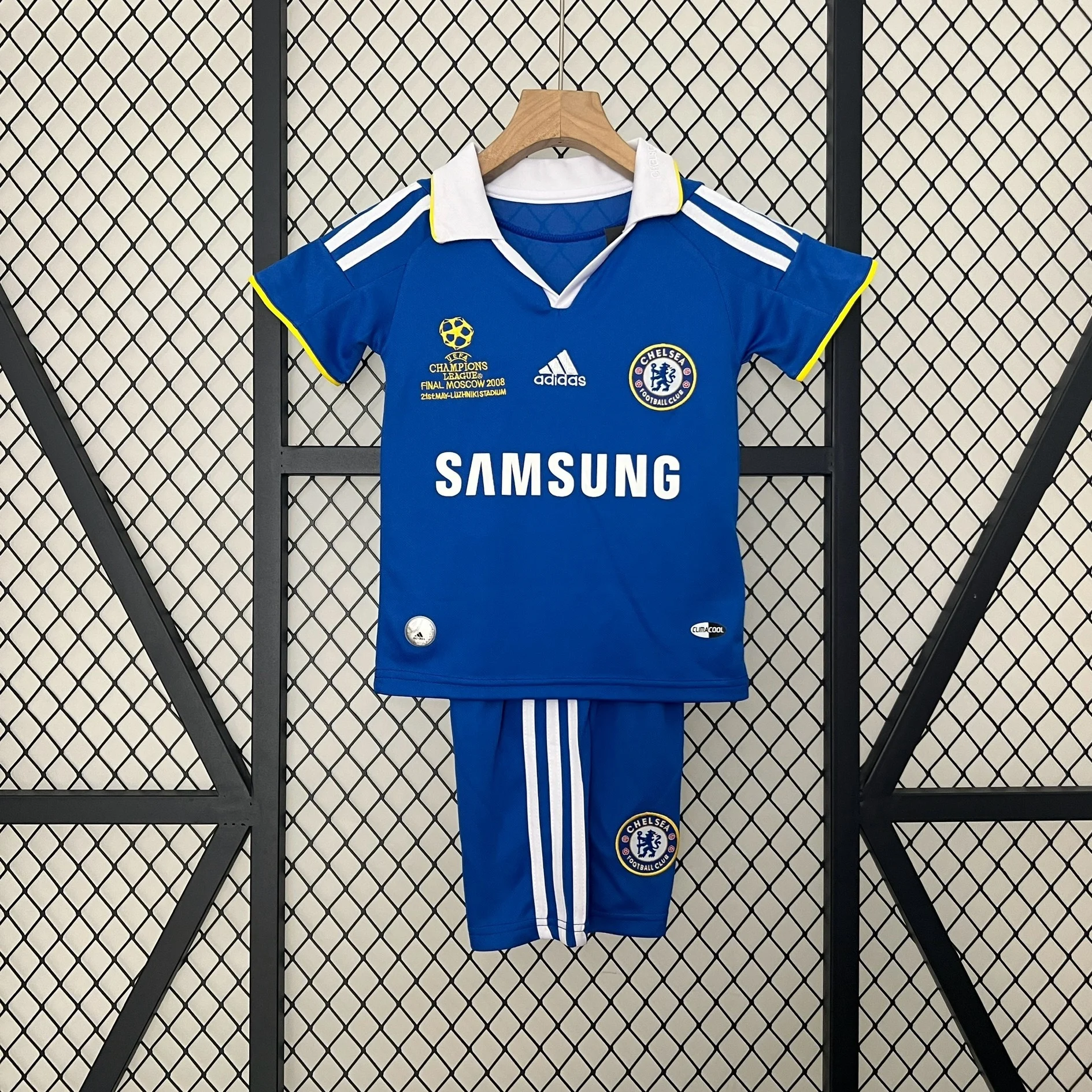 2008/2009 Retro Chelsea  Champions League Home  Kids Size