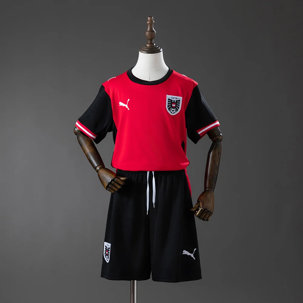 2026 Austria National Team Home Football Shirt  Kids Size