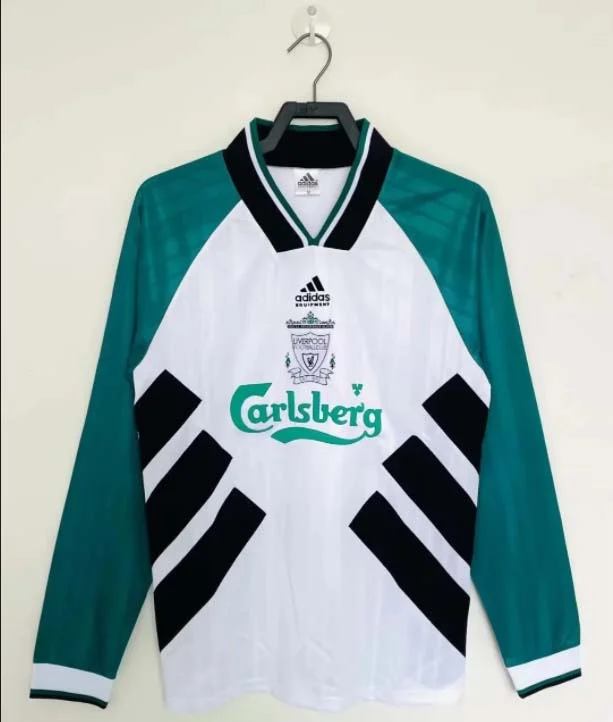 1993/1995 Retro Long Sleeve Liverpool Away Football Shirt