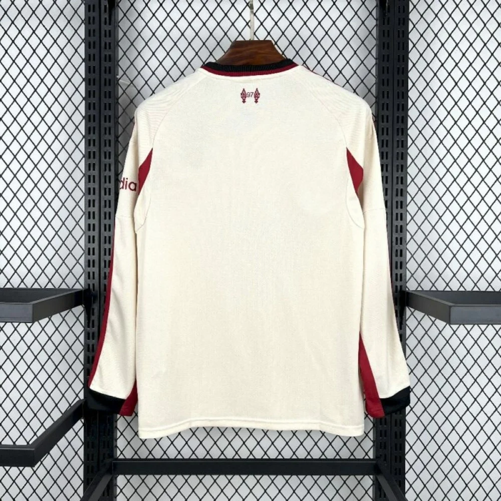 2025-2026 Long Sleeve Liverpool FC Away Football Shirt - 图片 2