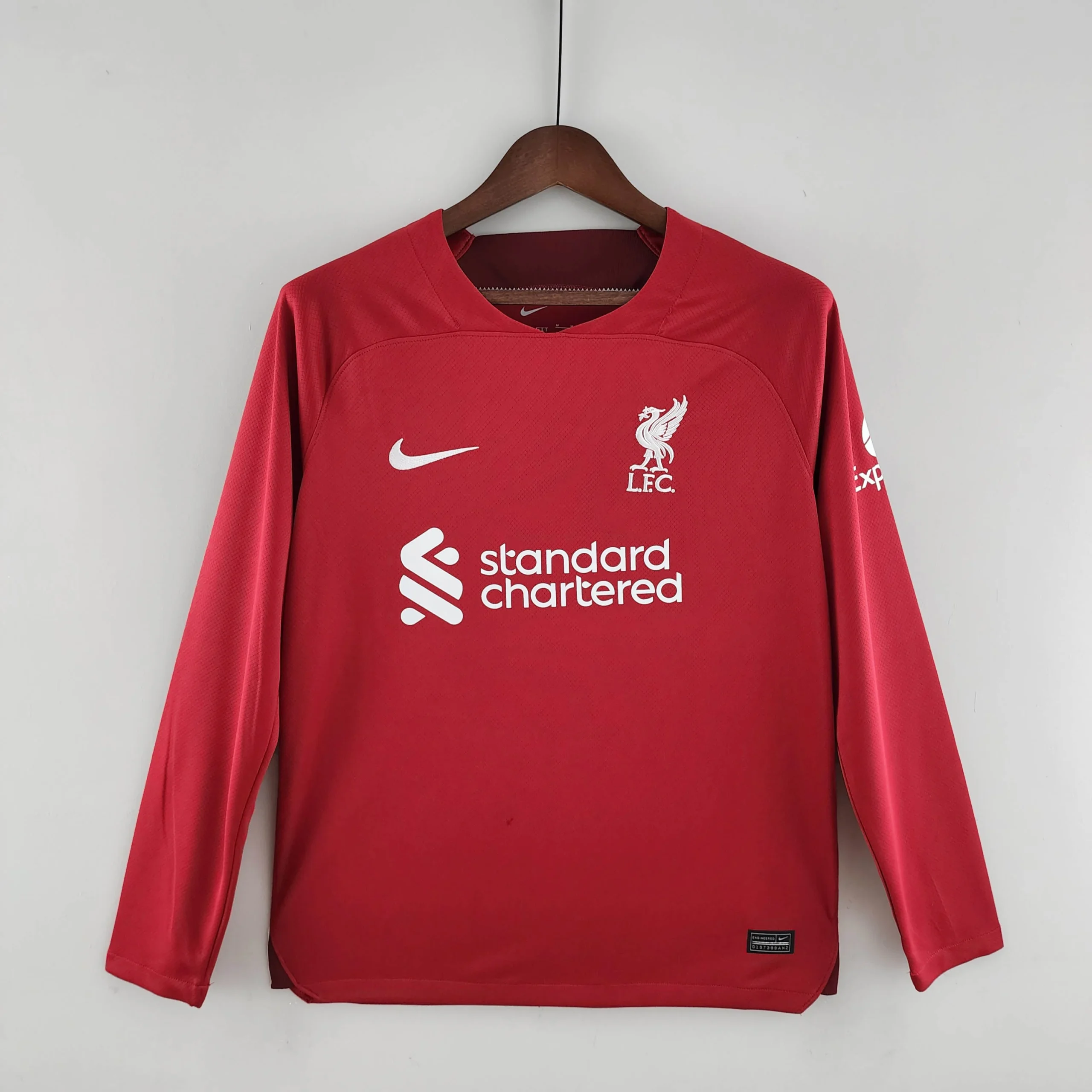 2022/2023 Long Sleeve Liverpool Home Football Shirt