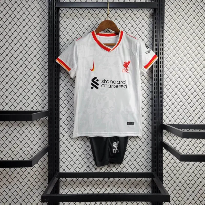 2024/2025 Liverpool Third Away Soccer Jersey Kids Size