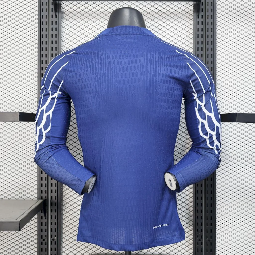 2024/2025 Psg Paris Saint-Germain Long Sleeve Player Version Fourth Away Football Shirt - 图片 2