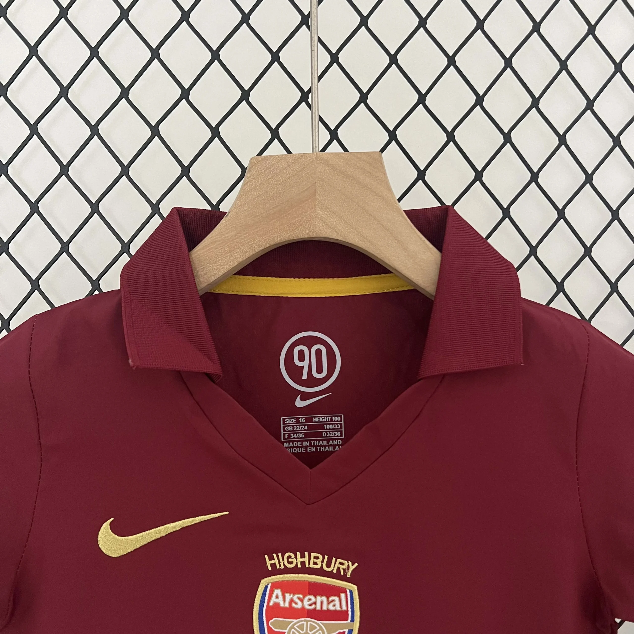 2005/2006 Retro Arsenal Home Football Shirt Kids Size - 图片 3
