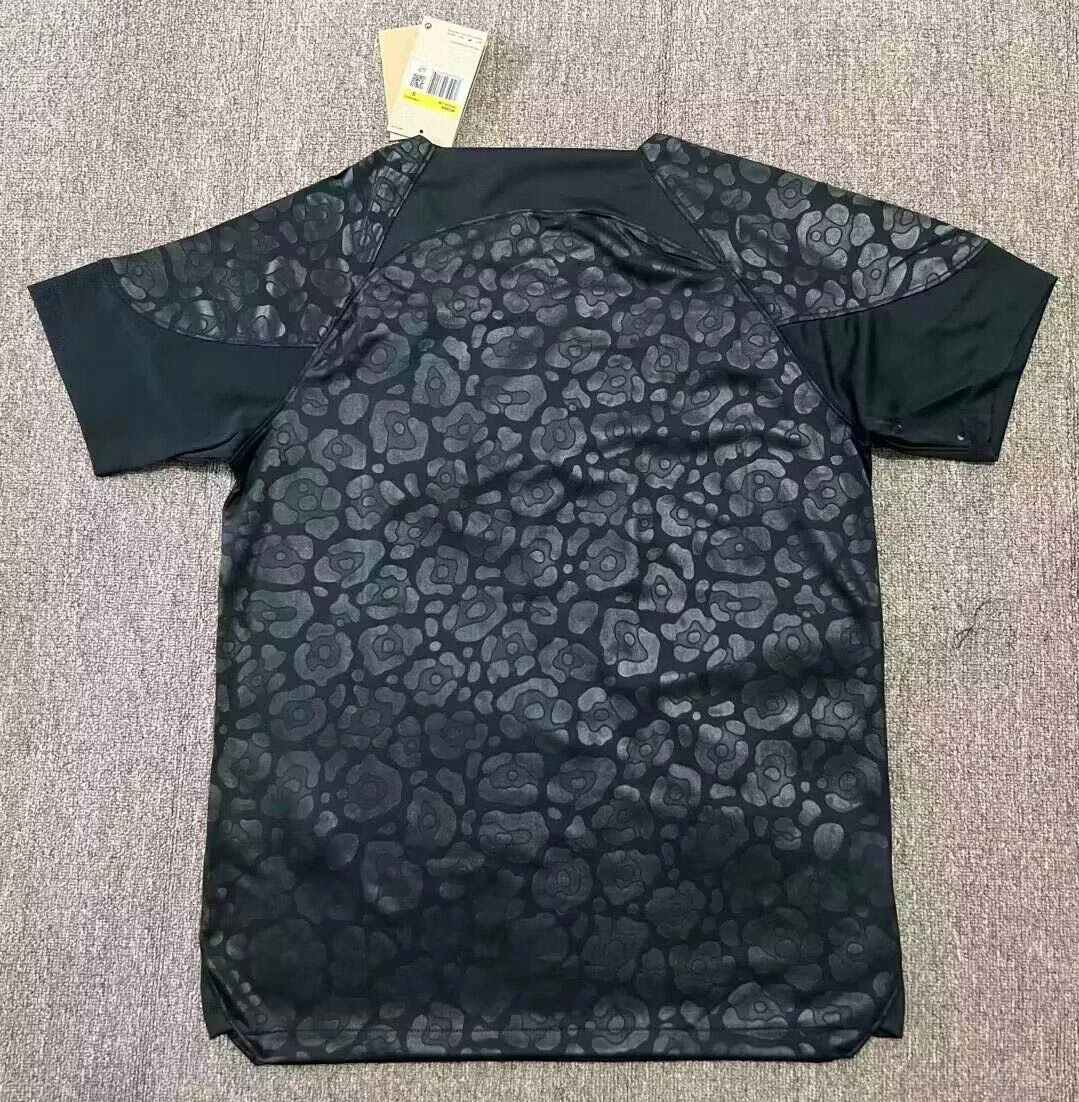 2022 Brazil Goalkeeper Jersey Black - 图片 2