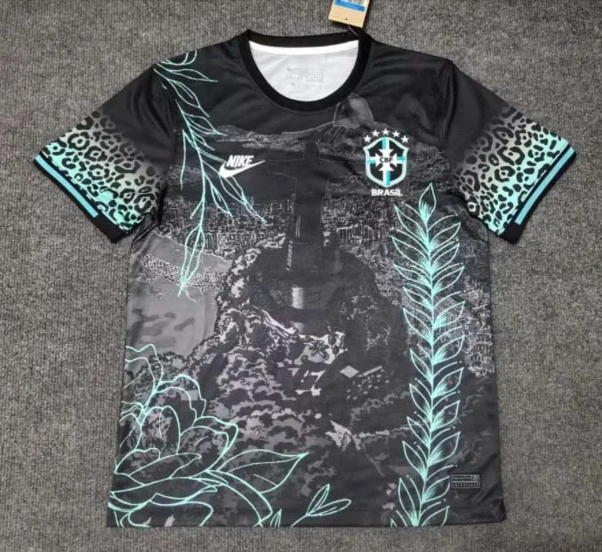 2024 Brazil Special Edition Black Football Shirt