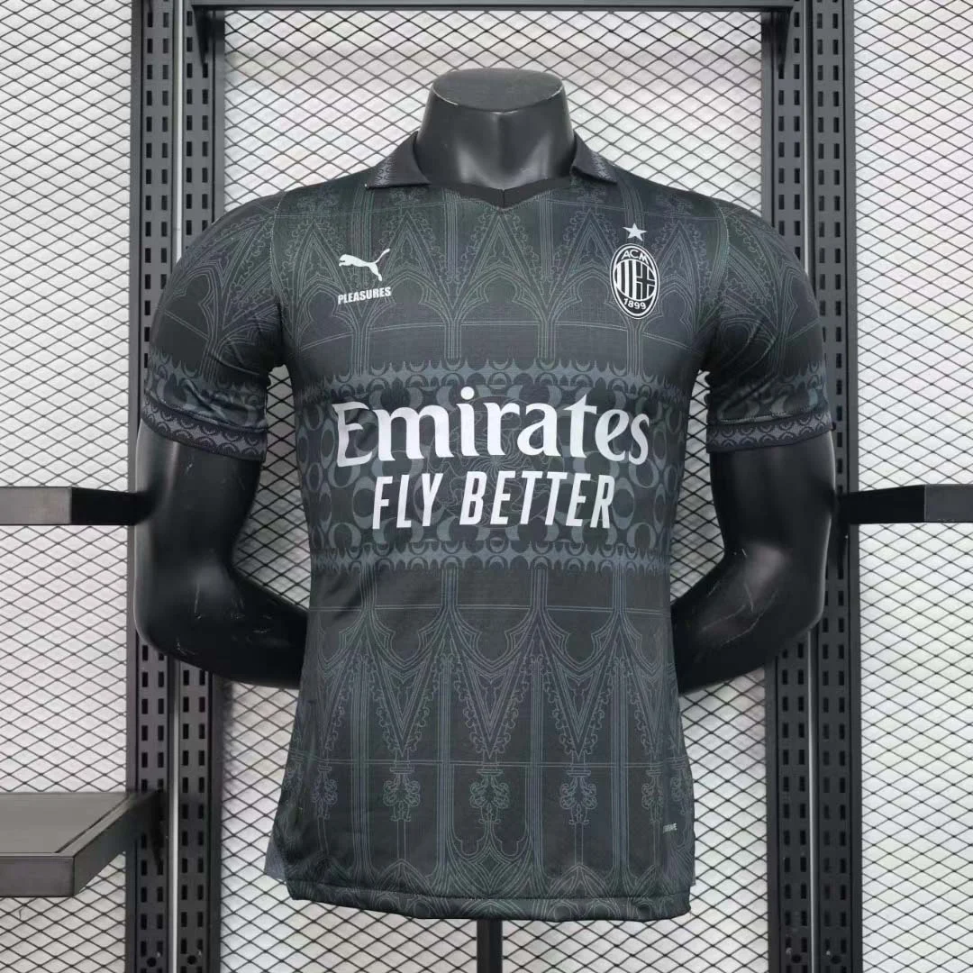 2023/2024 Player Version AC Milan Fourth Away Football Shirt