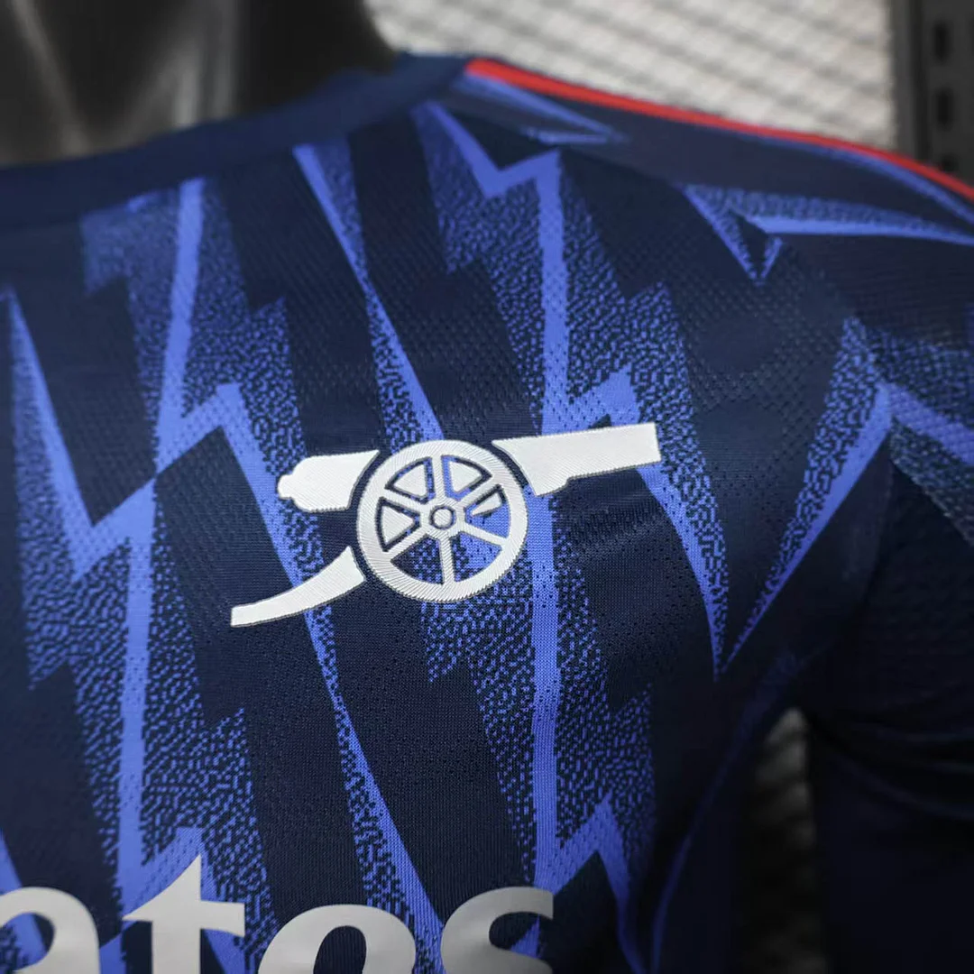 2025-2026 Long Sleeve Players Version Arsenal FC Away Football Shirt - 图片 5