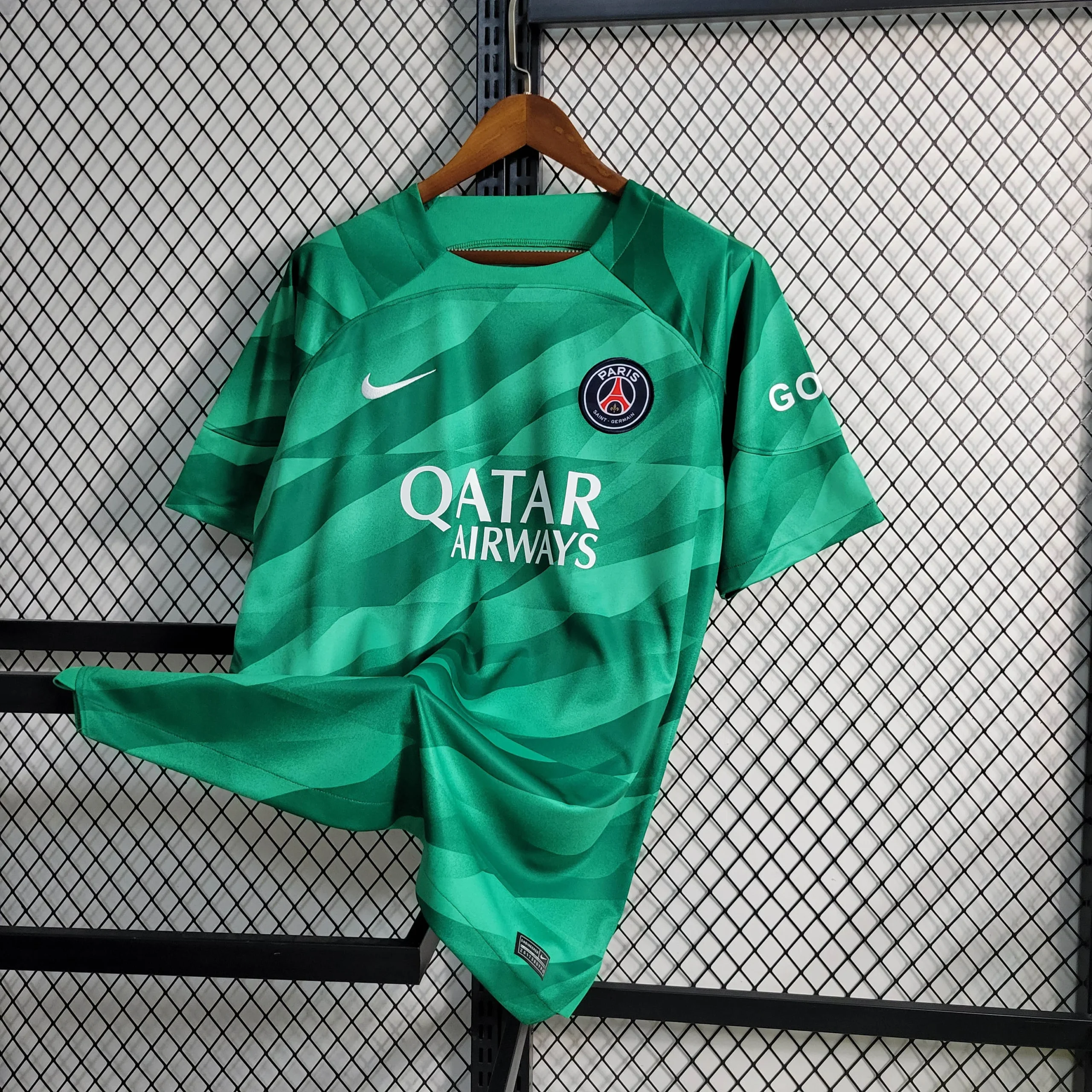 2023/2024 Psg Paris Saint-Germain Goalkeeper Green Football Shirt - 图片 8