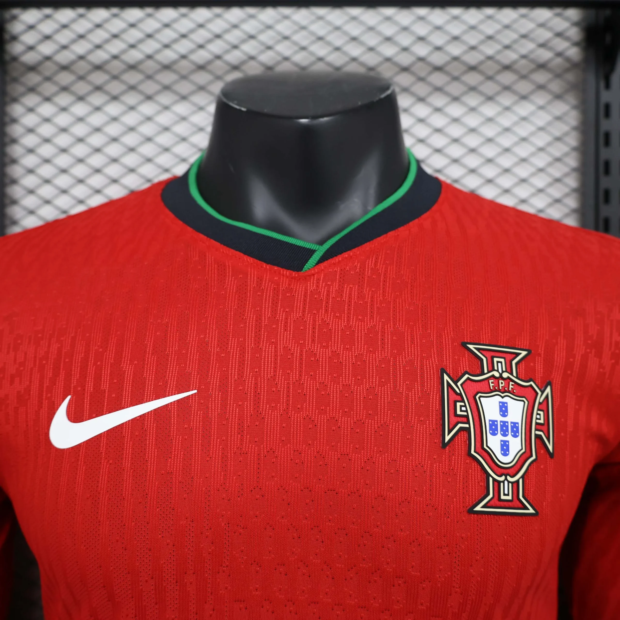 2024 Player Version Long Sleeve Portugal Home Football Shirt - 图片 5