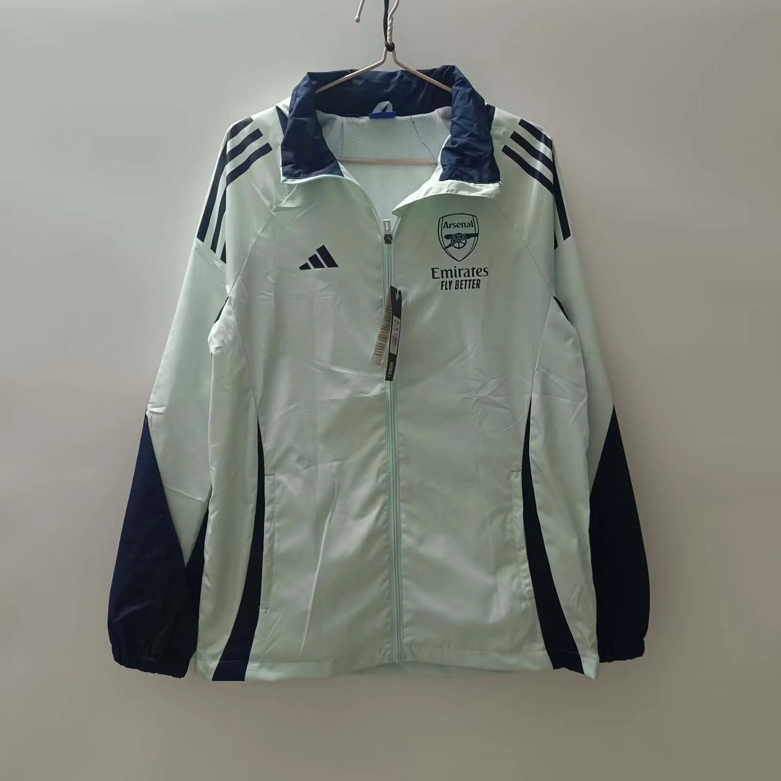 2024/2025 Arsenal Windbreaker Light Green Soccer Jersey