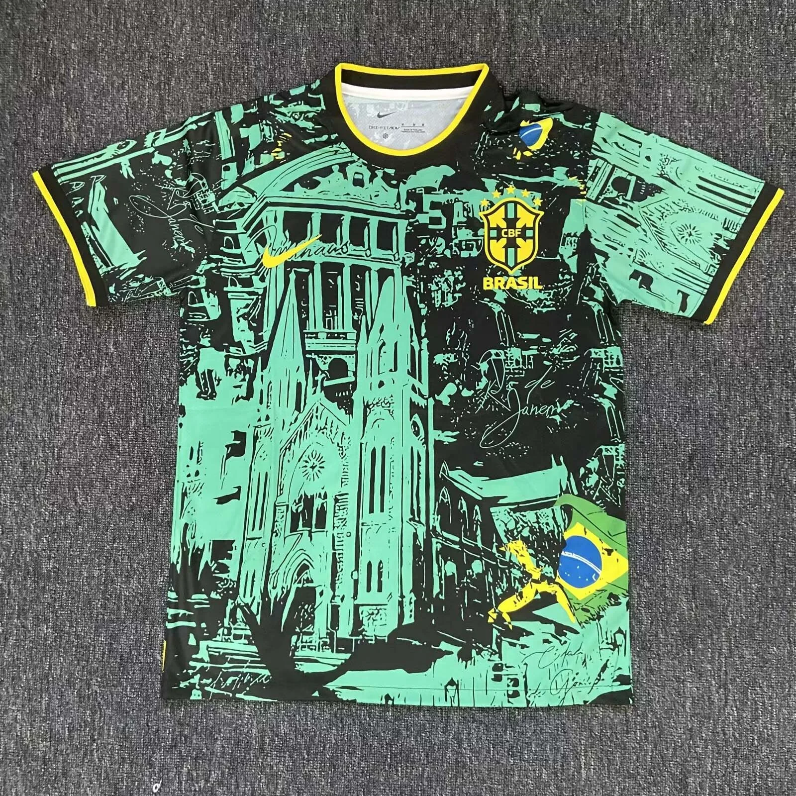 2024 Brazil Special Edition Green Football Shirt