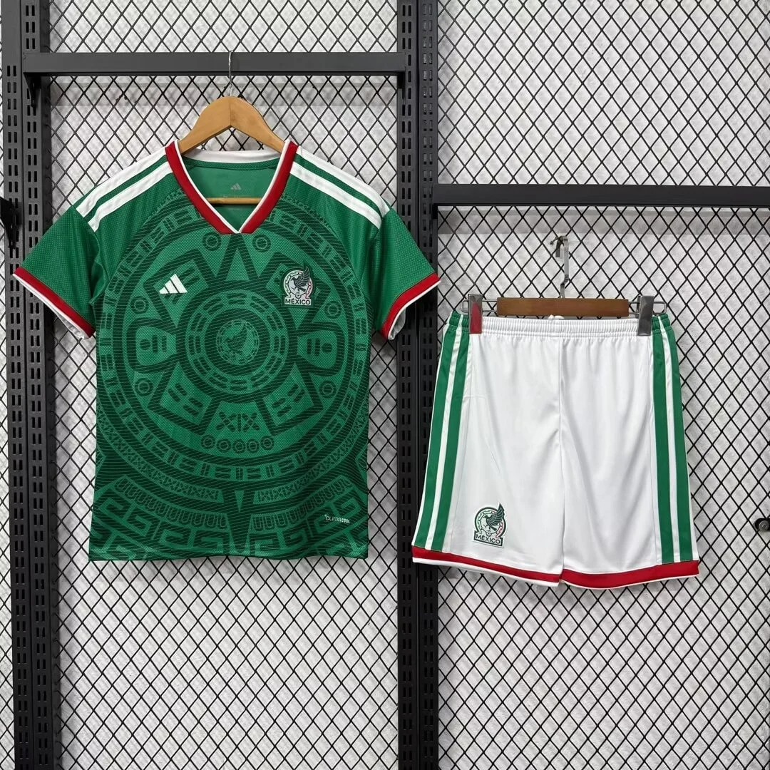 2026 Mexico Home Football Jersey Kids Size