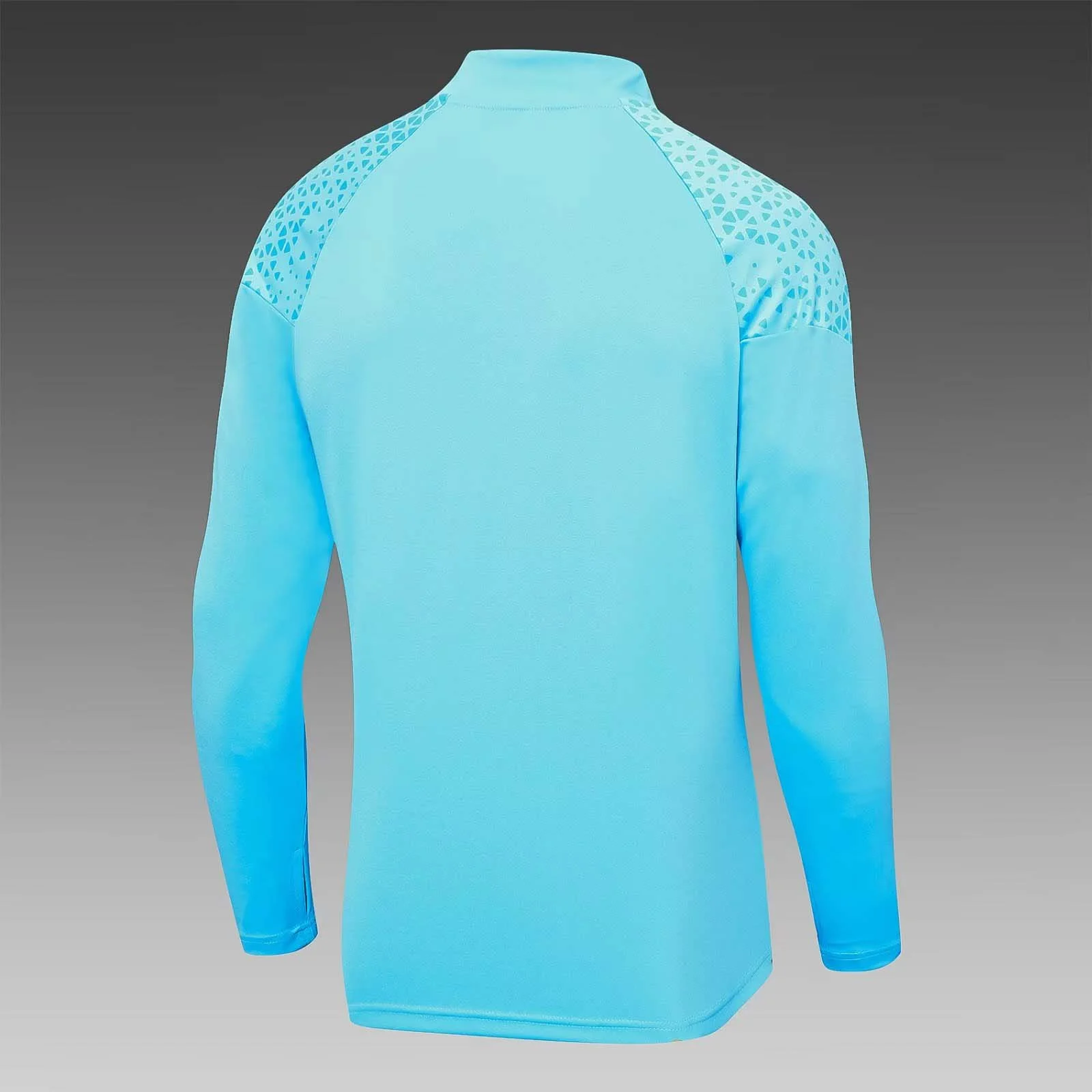 2023/2024 Olympique de Marseille Half-Pull Training Suit Light blue Football Jersey Set - 图片 4