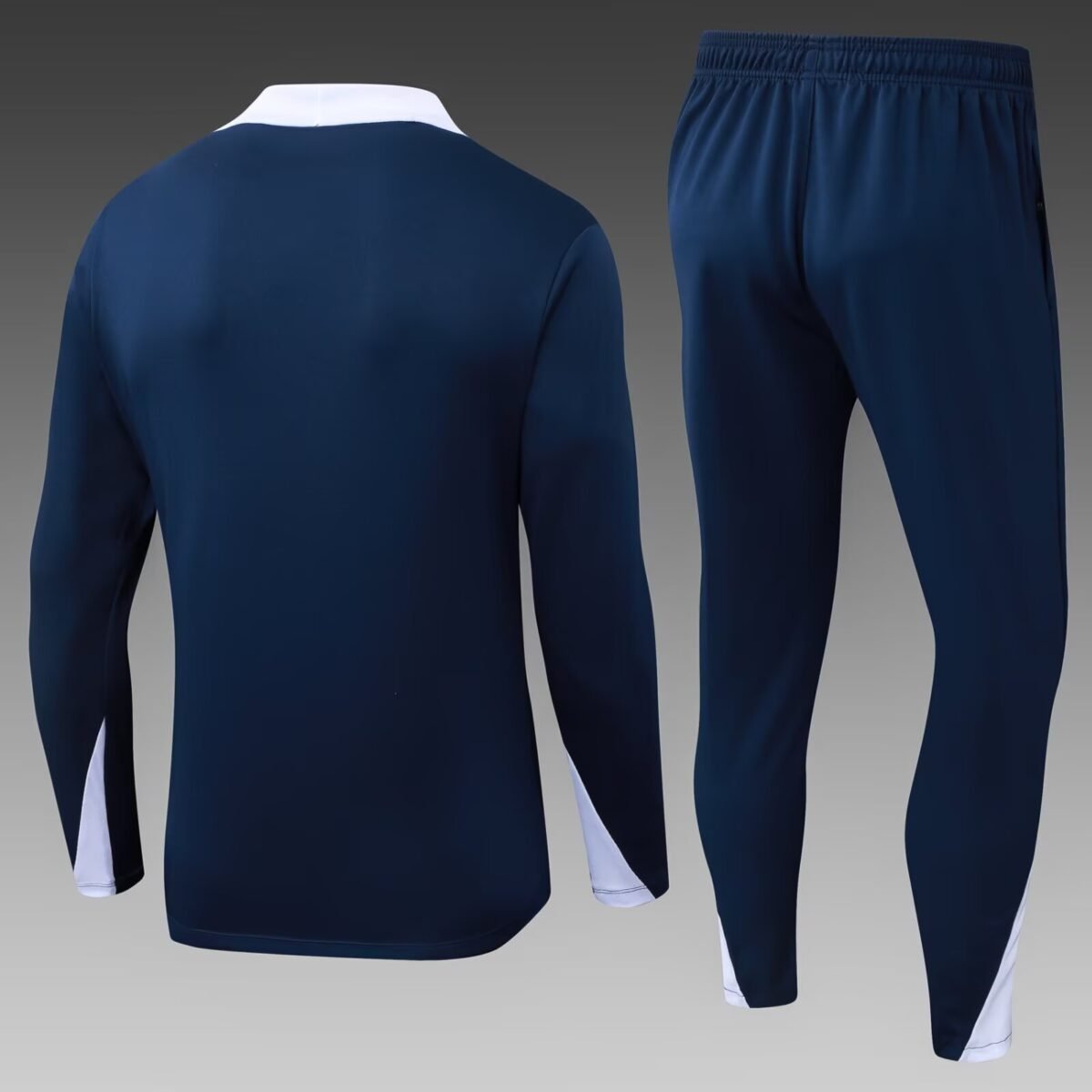 2025/2026 Internazionale Milan Half-Pull Training Suit Royal Blue Football Jersey - Image 2
