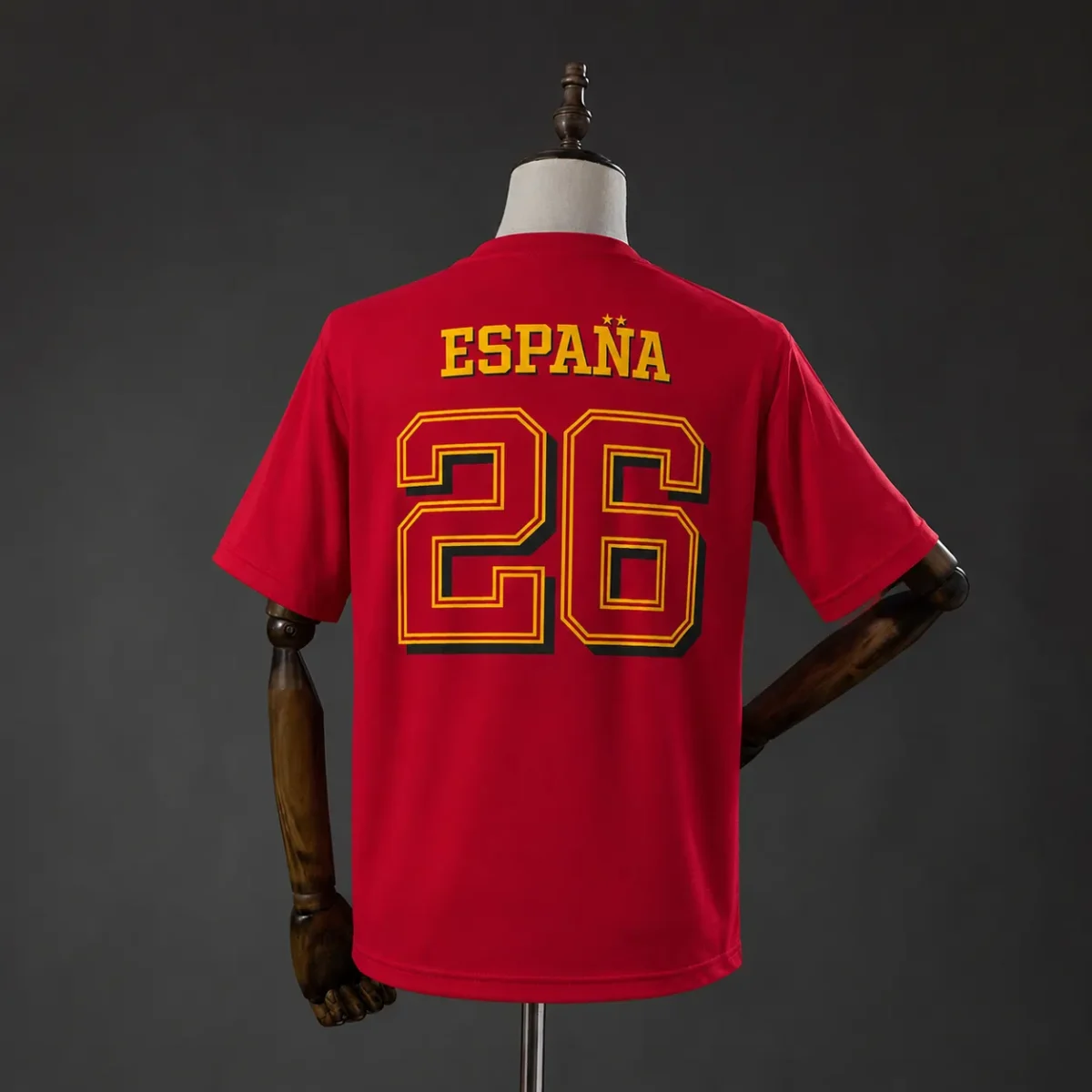 2026 Spain "We Are Champions" T-Shirt Red - Image 2