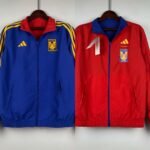 2023/2024 Tigres Reversible Windbreaker??Blue-red??Soccer Jersey