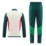 2023 Mexico Half-Pull Training Suit White - Green Soccer Jersey Set - Image 3