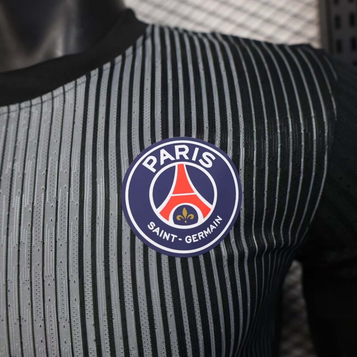 2025/2026 Player Version Psg Paris Saint-Germain Goalkeeper Black Football Shirt - Image 6