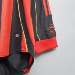 2006/2007 Retro Long Sleeve AC Milan Home Football Shirt - Image 5